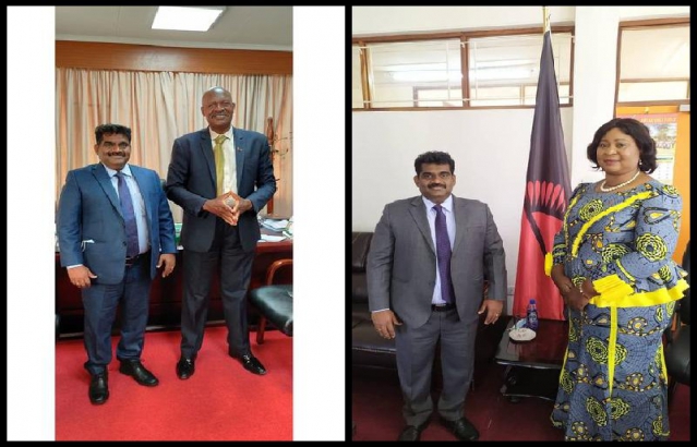 HIGH COMMISSIONER MEETS MINISTER OF AGRICULTURE AND DEPUTY MINISTER OF DEFENCE